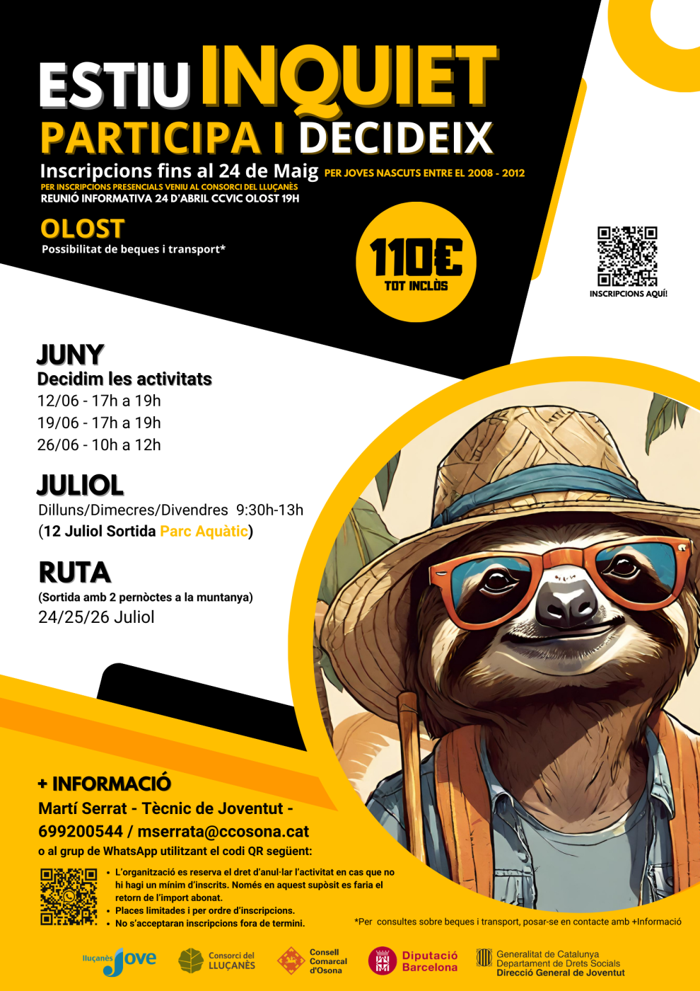 Estiu Inquiet: Inscripcions obertes fins el 24 de maig